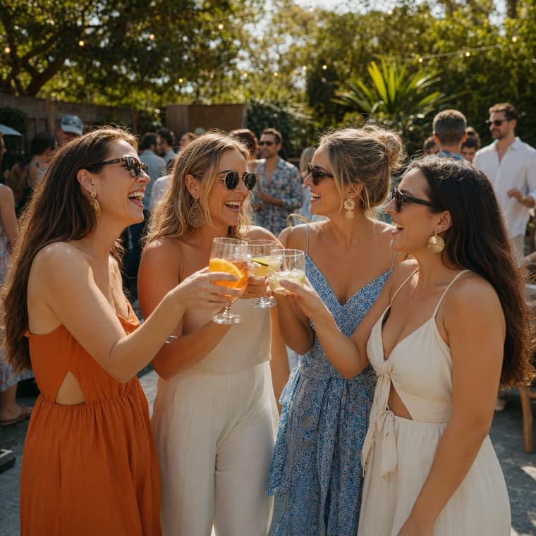 A guest's photo from the party